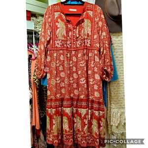 Poinciana Gown in Cherry